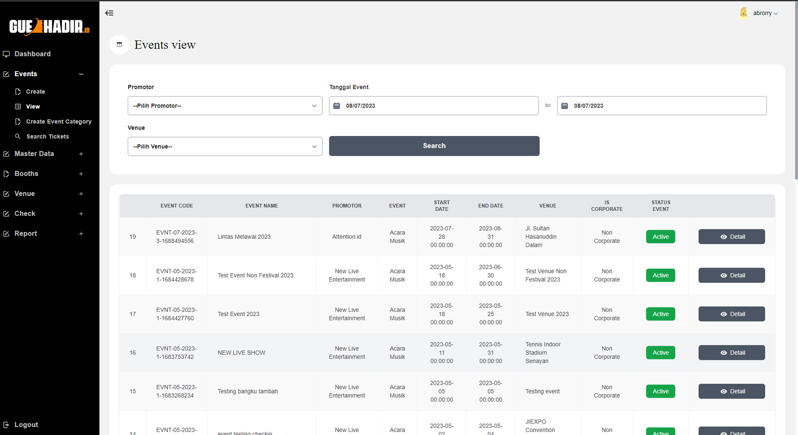 TMS Dashboard