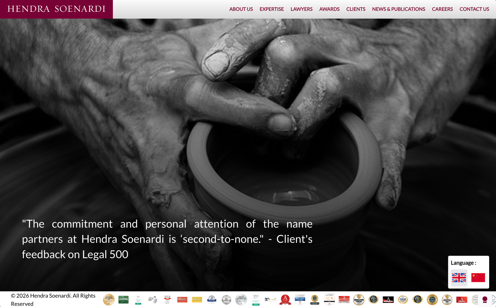 Hendra Soenardi Law Firm — Corporate Website