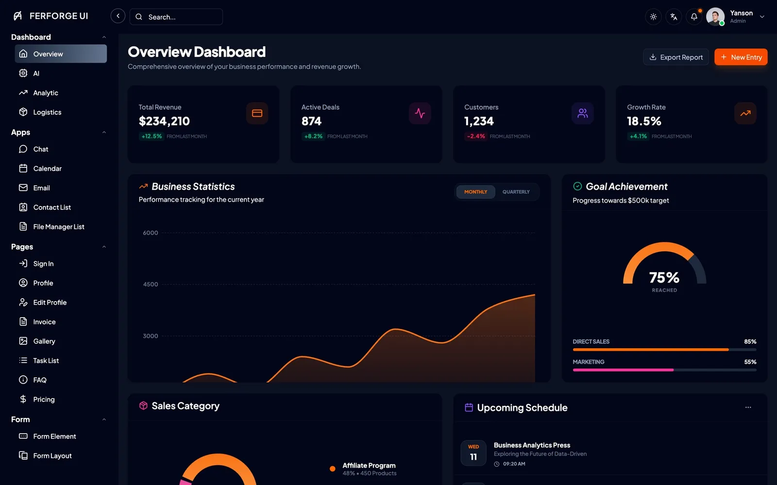 Ferforge UI